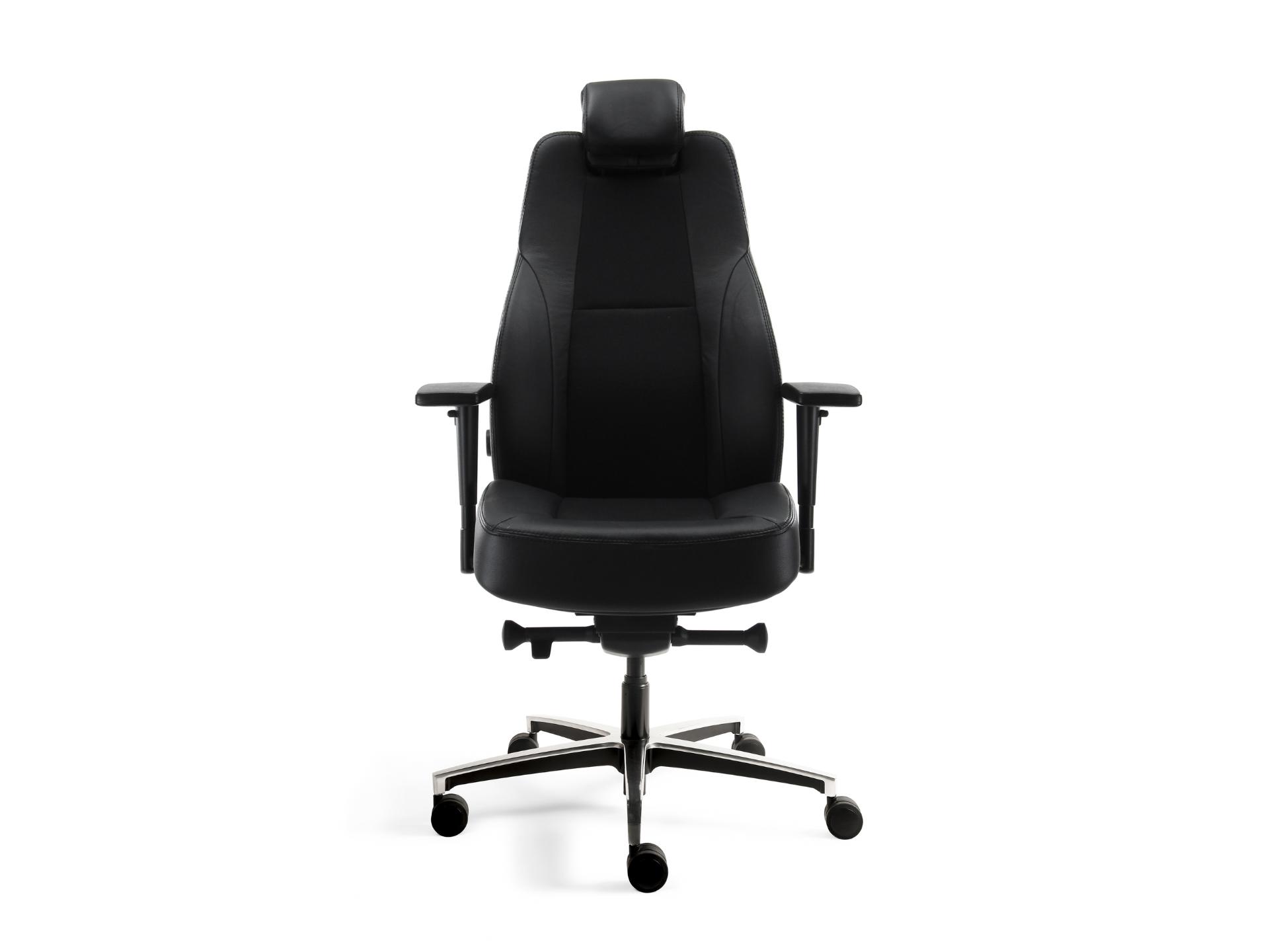 24-uur stoel B1 in mix leder en stof