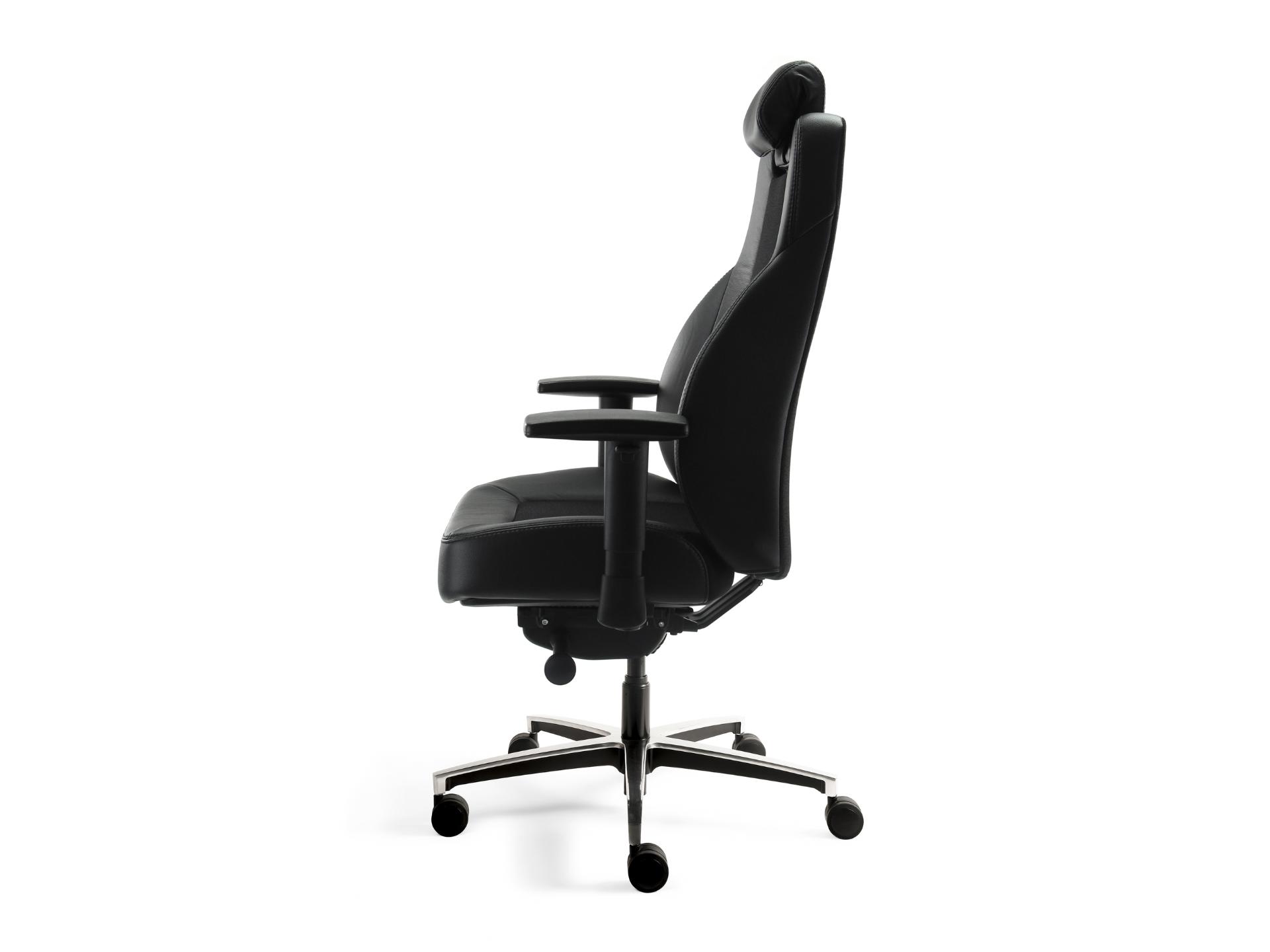 24-uur stoel B1 in mix leder en stof