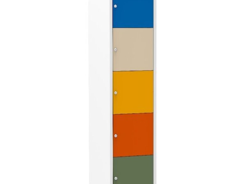 5-deurs locker gekleurd