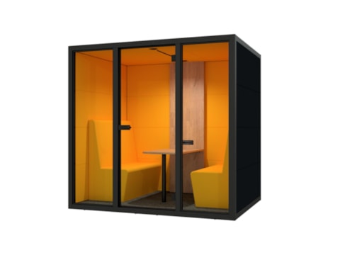 Akoestische overlegruimte vergaderunit 240 x 180 cm Akoestische overlegruimte vergaderunit 240 x 180 cm