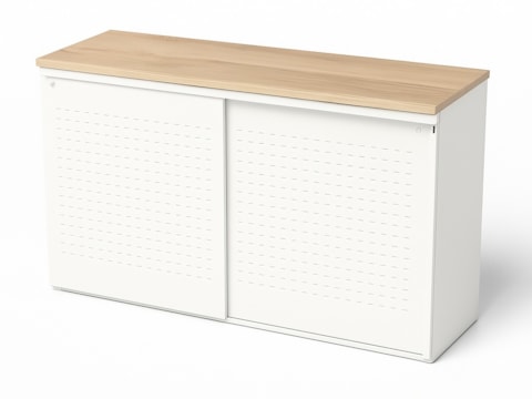 Akoestische schuifdeurkast STOR incl. topblad  Akoestische schuifdeurkast STOR incl. topblad