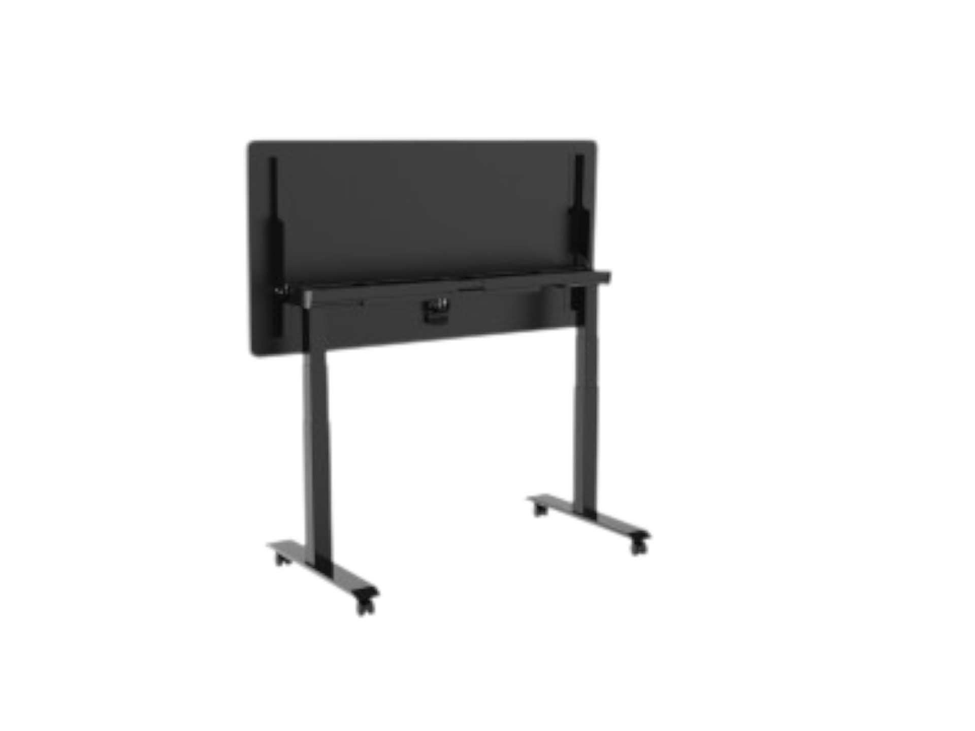 BASE03 inklapbaar en verrijdbaar elektrisch zit sta bureauframe