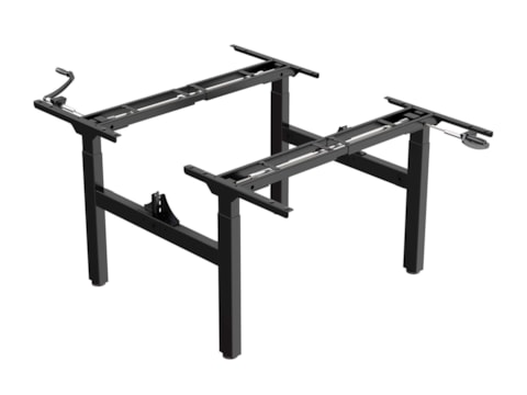 BASE06 duo bureau frame snel slinger 70-120 cm BASE06 duo bureau frame snel slinger 70-120 cm