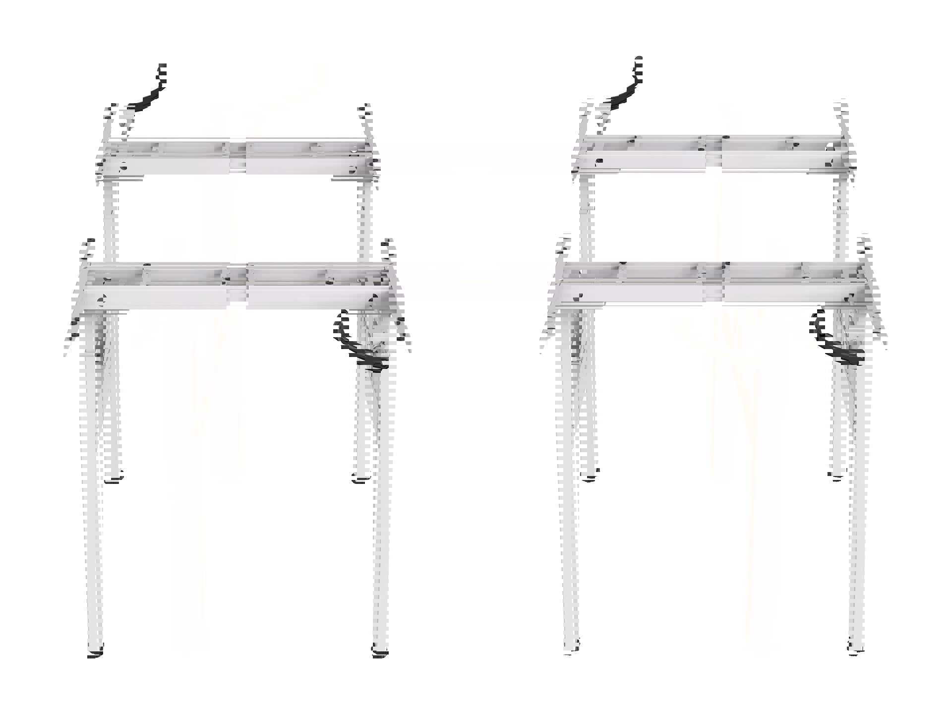 BASE06 duo bureau frame snel slinger 70-120 cm