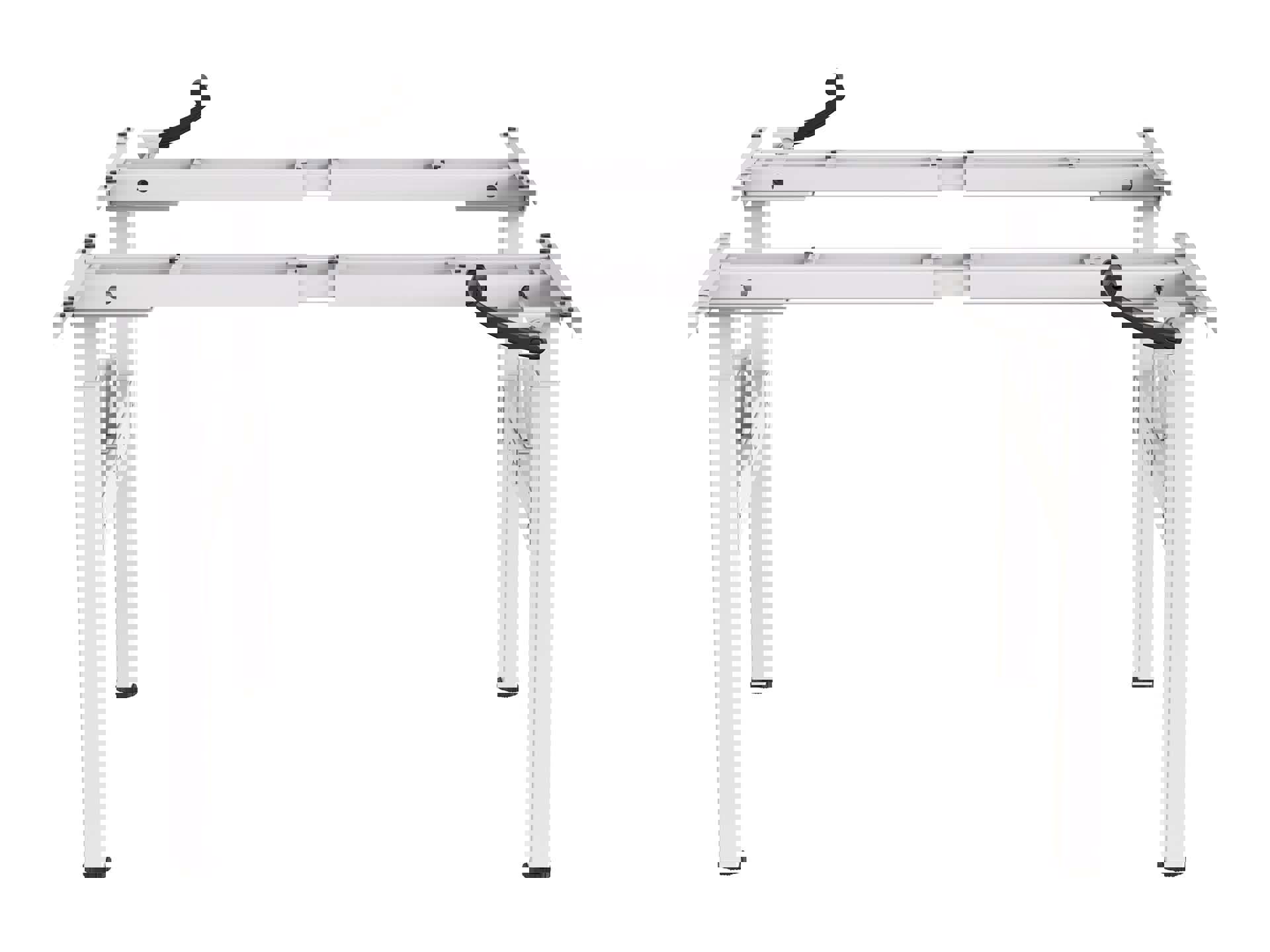 BASE06 duo bureau frame snel slinger 70-120 cm