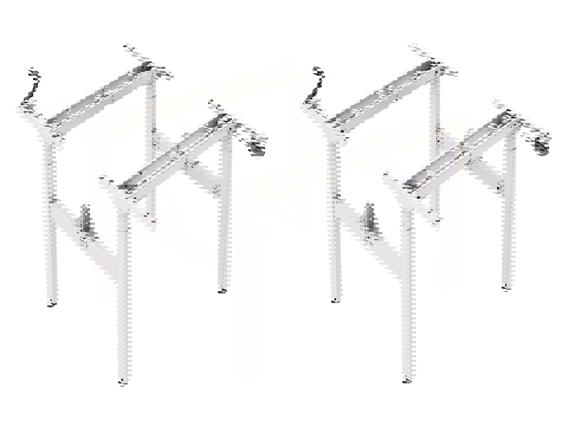 BASE06 duo bureau frame snel slinger 70-120 cm