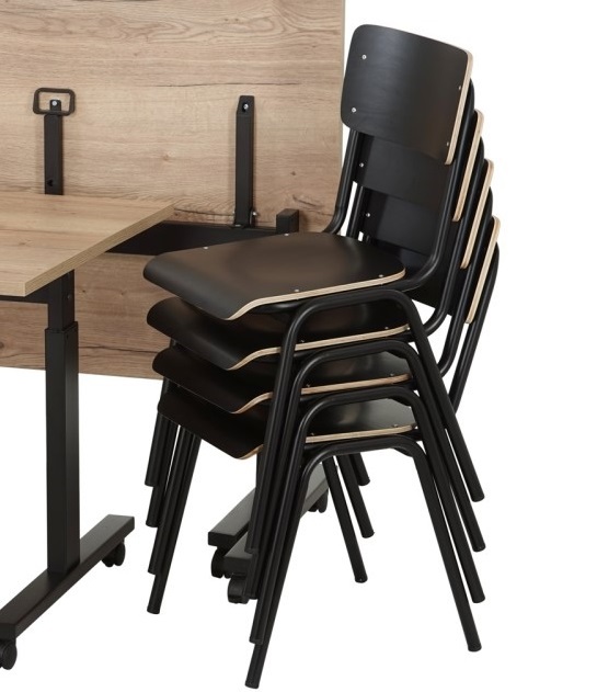 Back to School stapelbare stoel