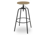 Barkruk RE3 hoog HPL hout