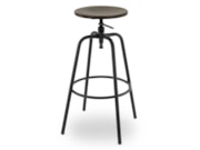 Barkruk RV3 hoog vintage hout