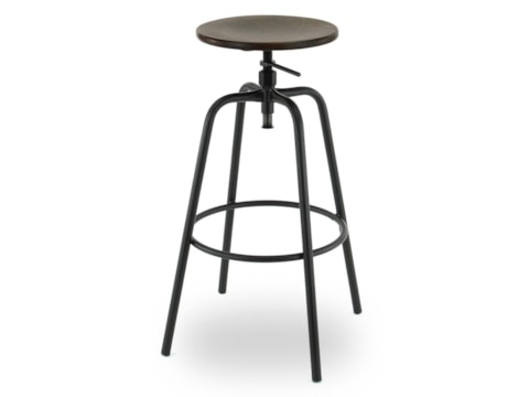 Barkruk RV3 hoog vintage hout Barkruk RV3 hoog vintage hout