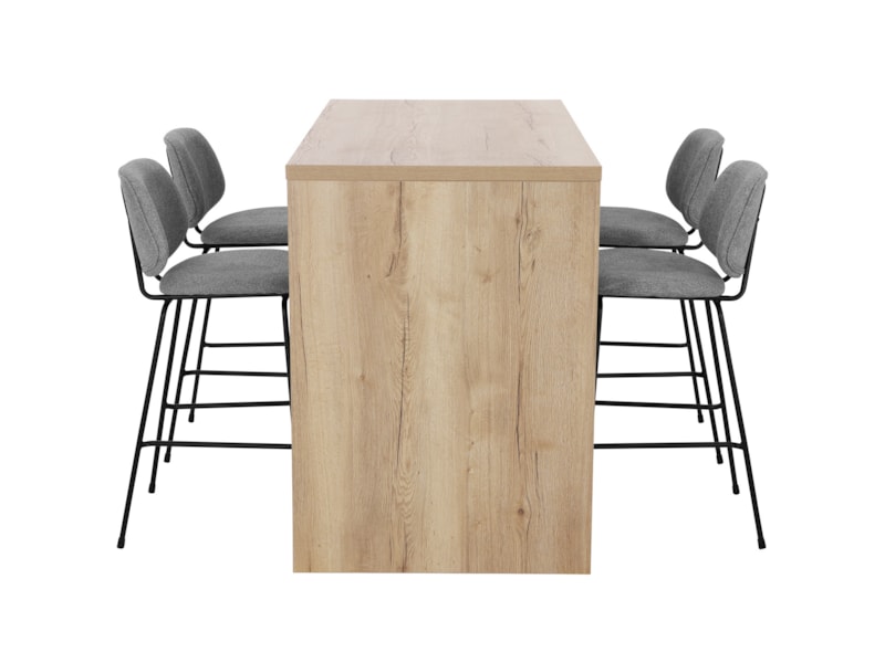 Hoge kantinetafel WOOD 4 personen Hoge kantinetafel WOOD 4 personen