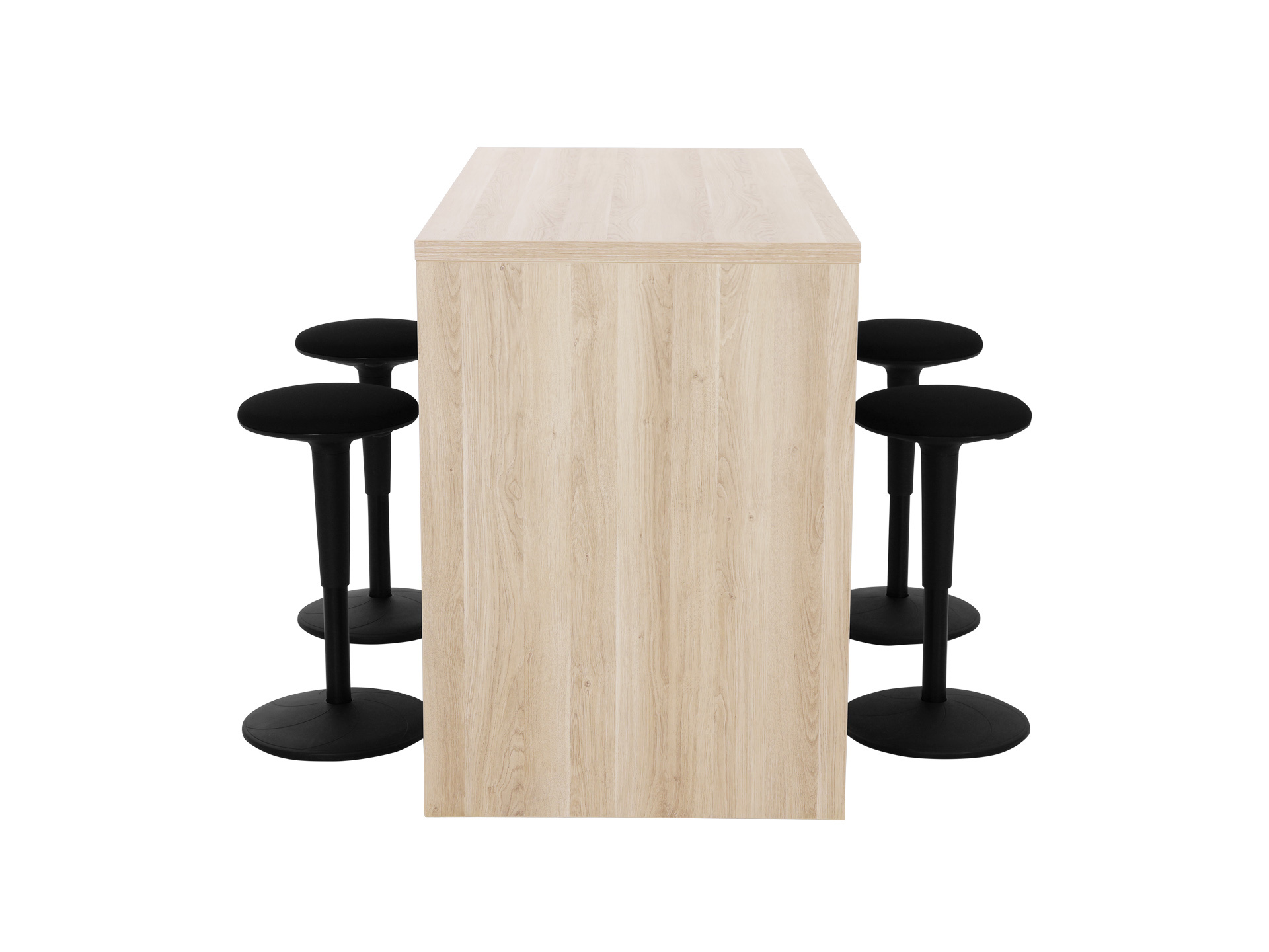 Hoge kantinetafel WOOD 4 personen