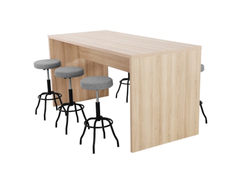 Hoge kantinetafel WOOD 6-8 personen Hoge kantinetafel WOOD 6-8 personen