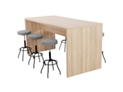 Hoge kantinetafel WOOD 6-8 personen Hoge kantinetafel WOOD 6-8 personen