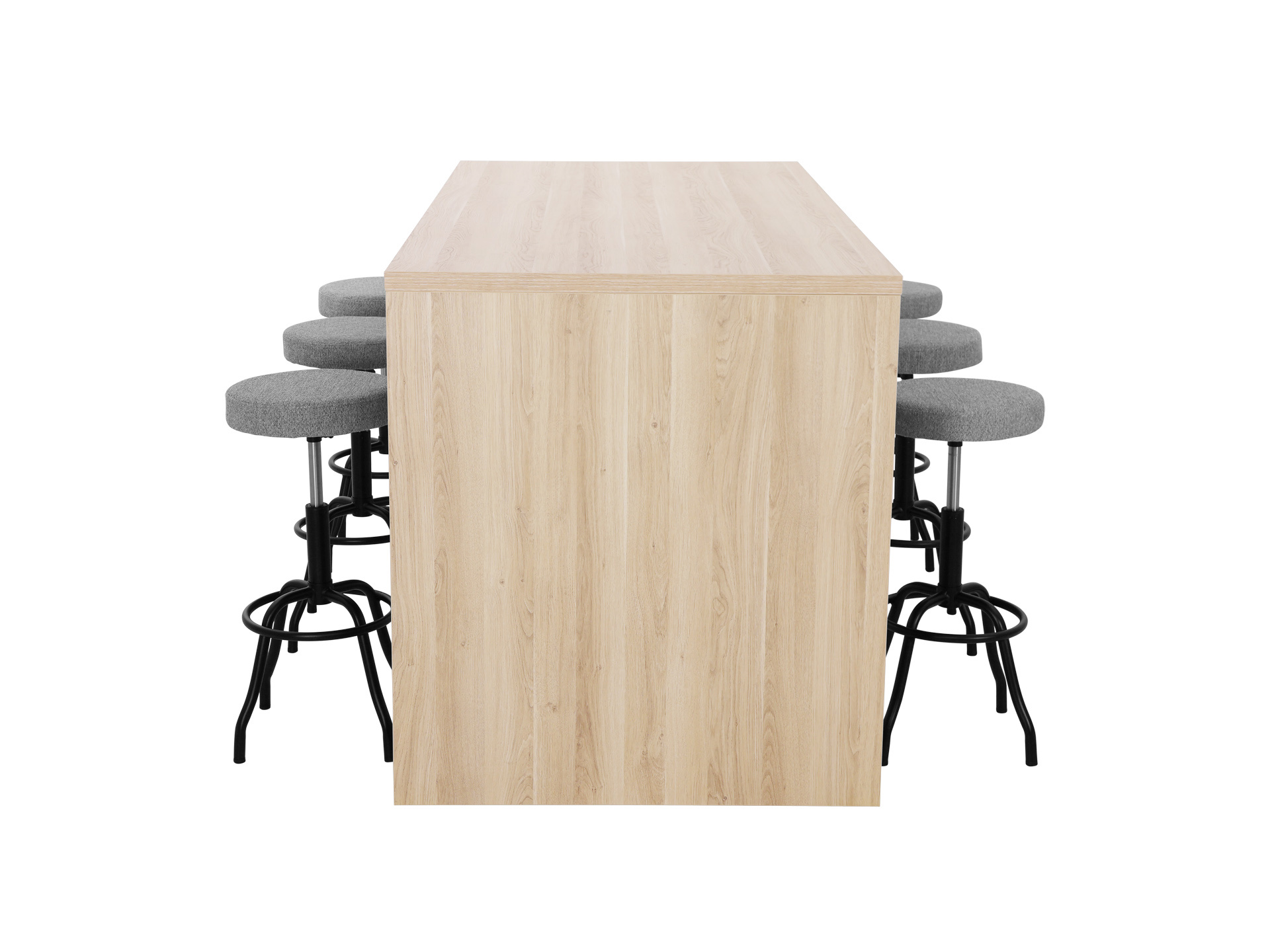 Hoge kantinetafel WOOD 6-8 personen