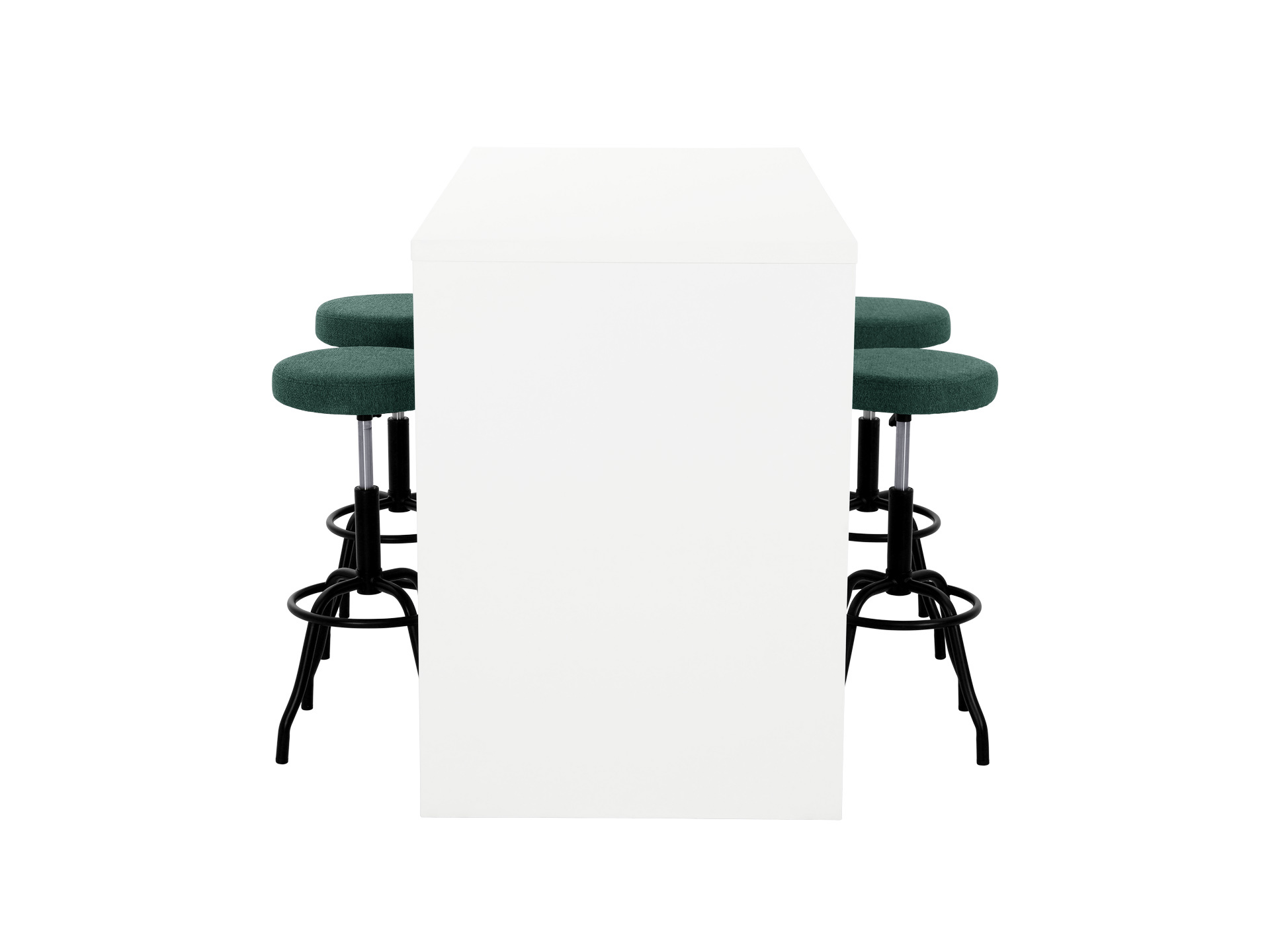 Hoge kantinetafel WOOD 4 personen