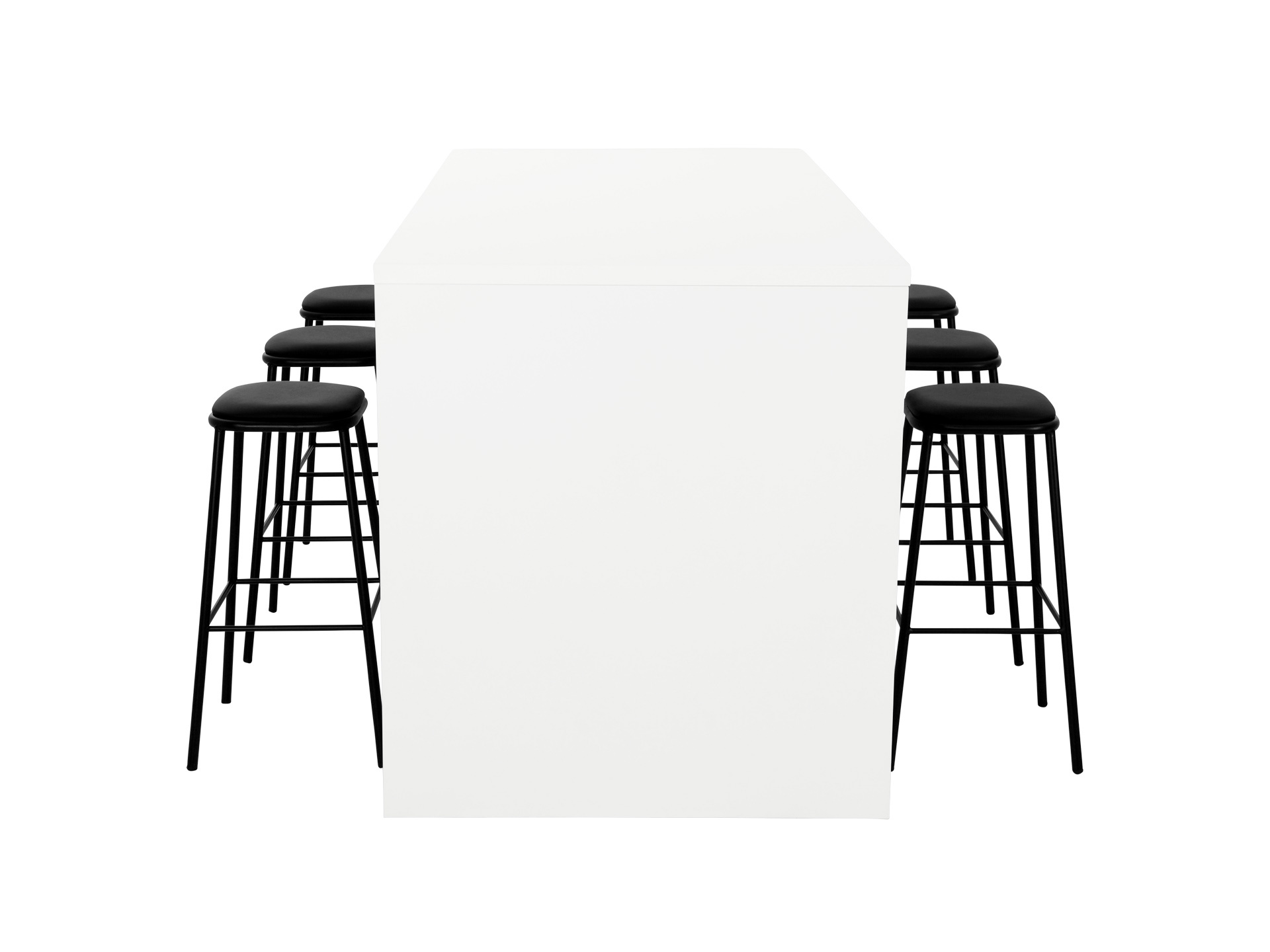 Hoge kantinetafel WOOD 6-8 personen