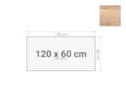 Bureaublad 120x60cm