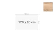 Bureaublad 120x80cm