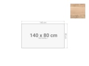 Bureaublad 140x80cm