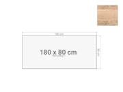 Bureaublad 180x80cm
