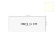 Bureaublad 200x80cm