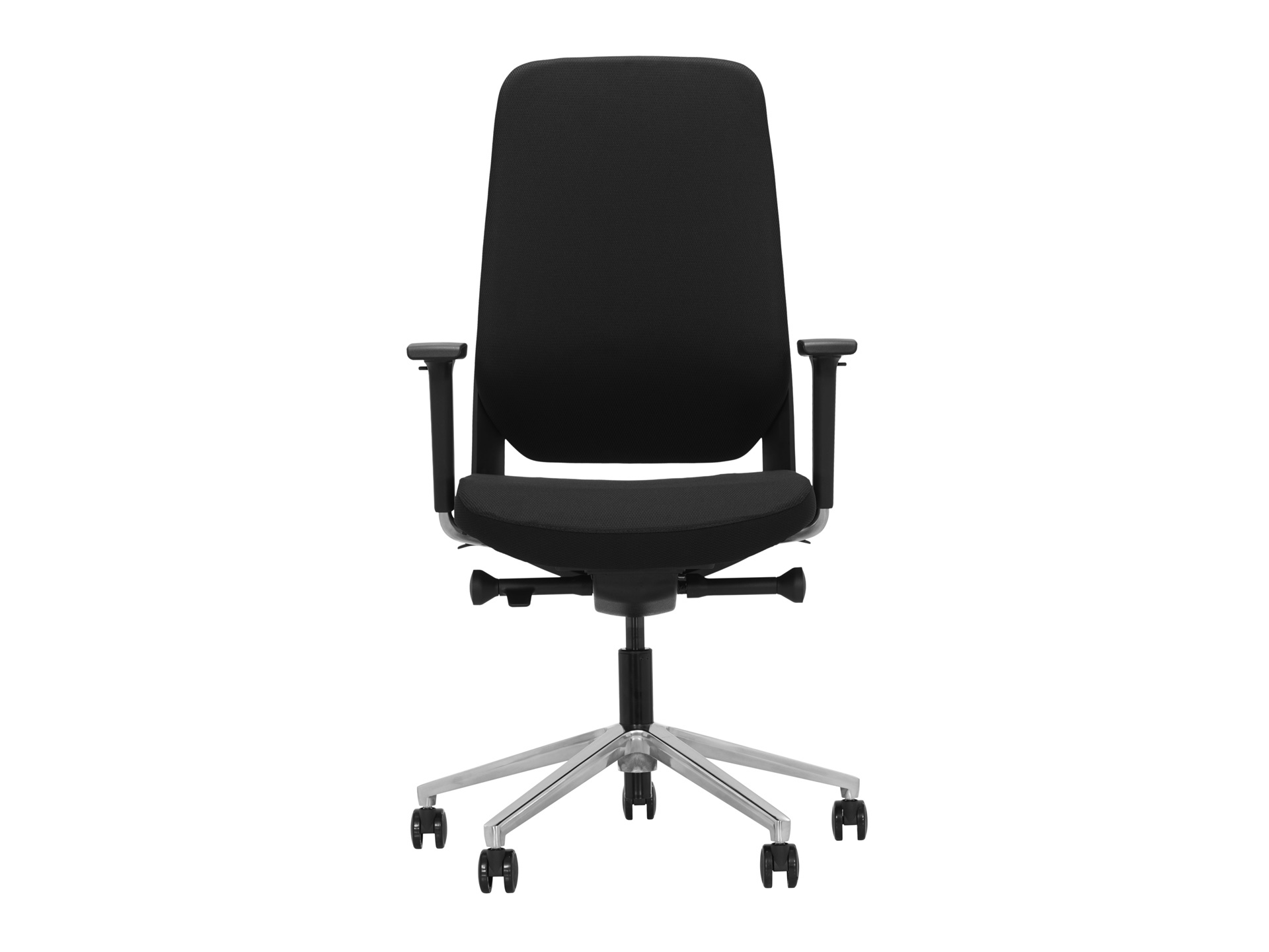 Bureaustoel Ledderra Van Cas gestoffeerde rug