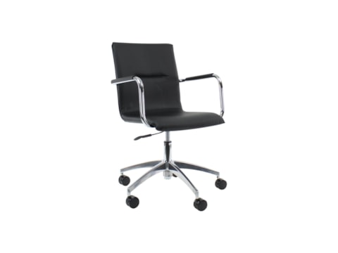 Design bureaustoel Pauw leder Design bureaustoel Pauw leder