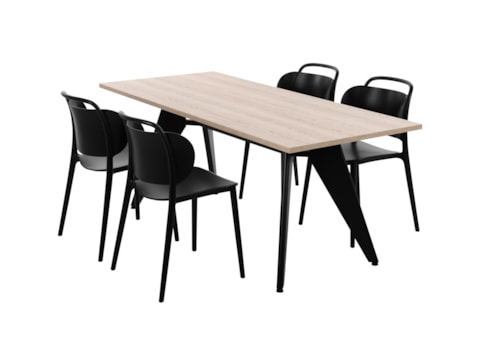 Design kantinetafel Cheak  200x80 cm Design kantinetafel Cheak  200x80 cm