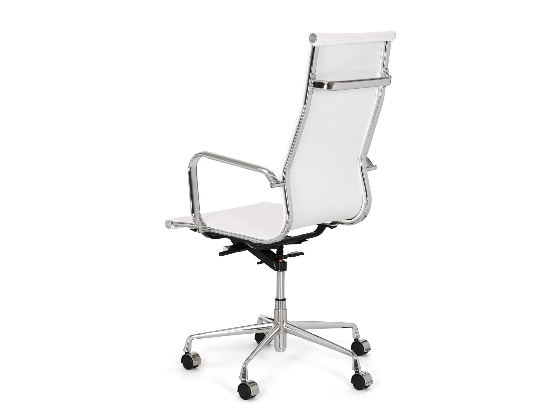 Design vergaderstoel Assemblee verrijdbaar hoge rug