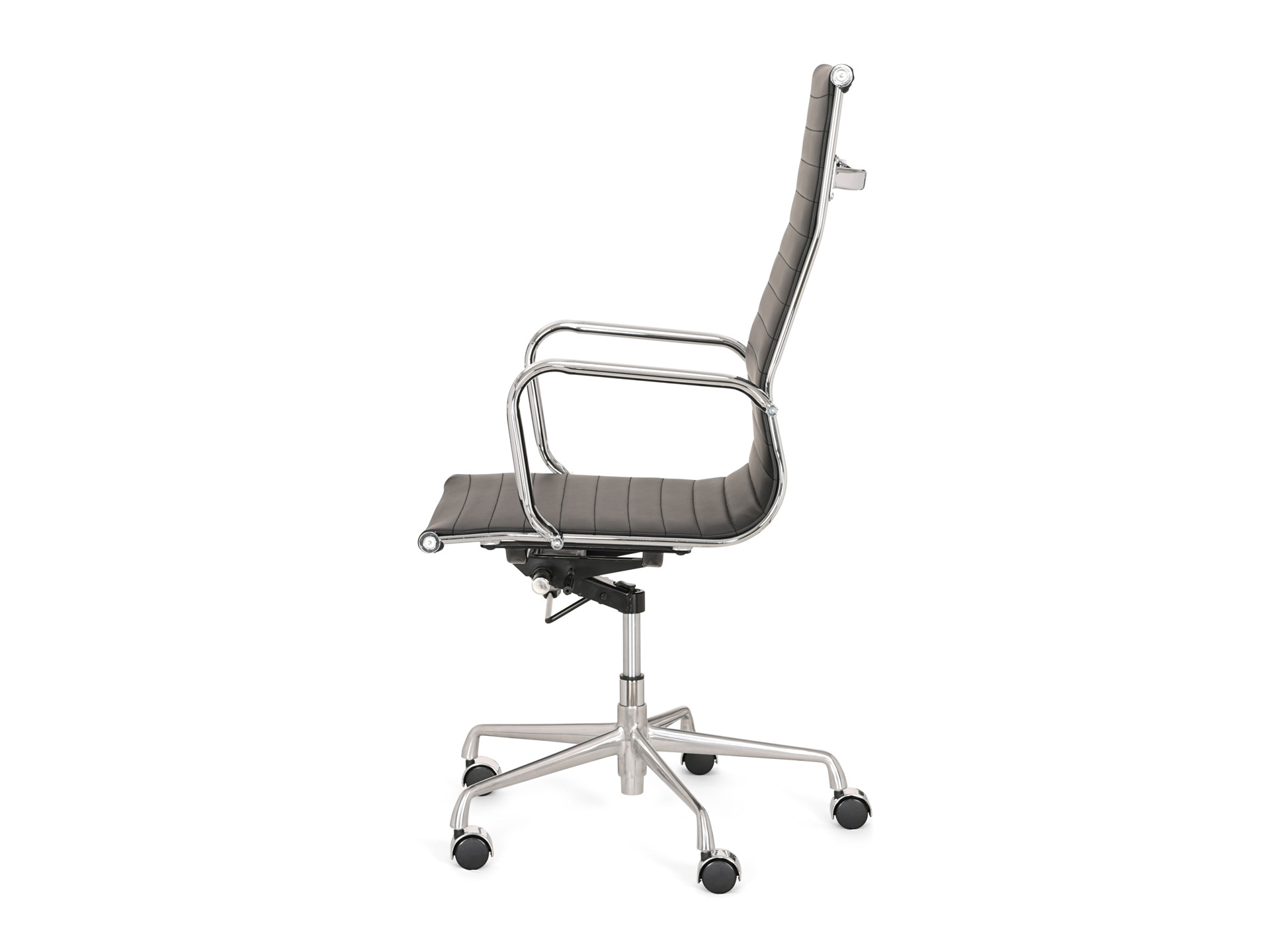 Design vergaderstoel Assemblee verrijdbaar (hoge rug)