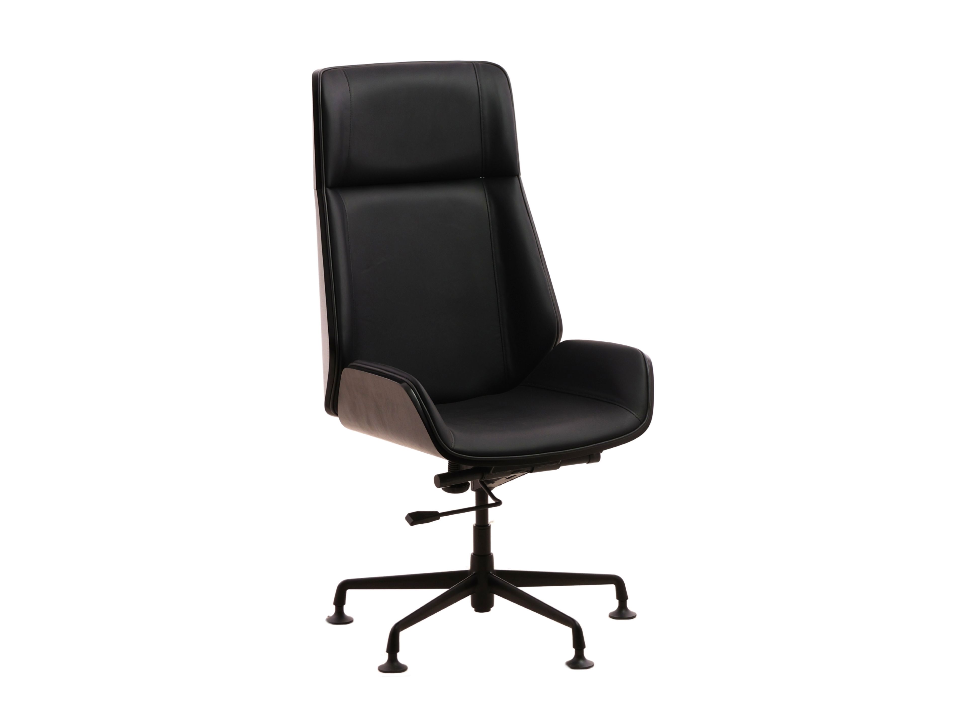 Design vergaderstoel Charles (extra hoge rug) op doppen