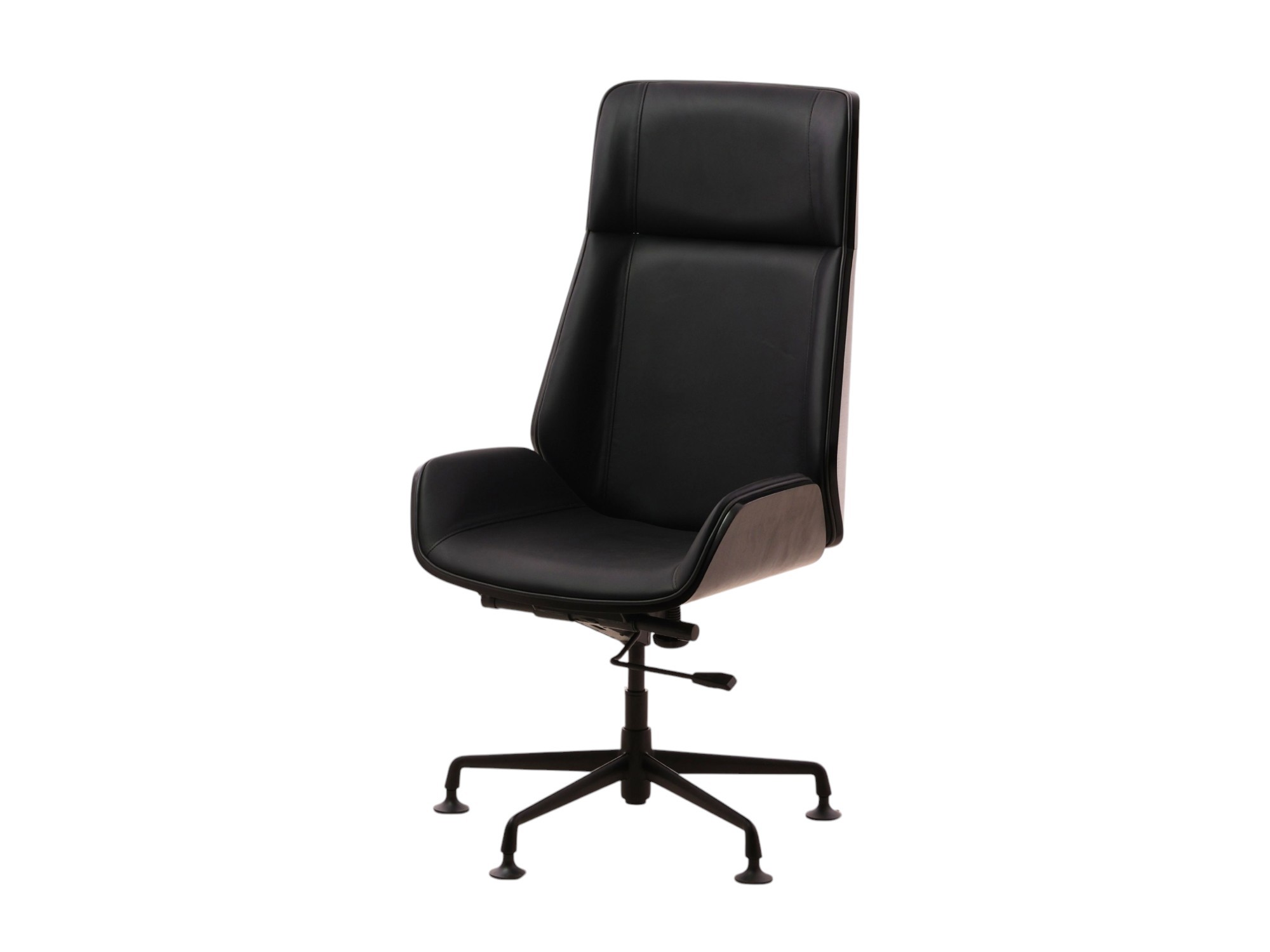 Design vergaderstoel Charles (extra hoge rug) op doppen