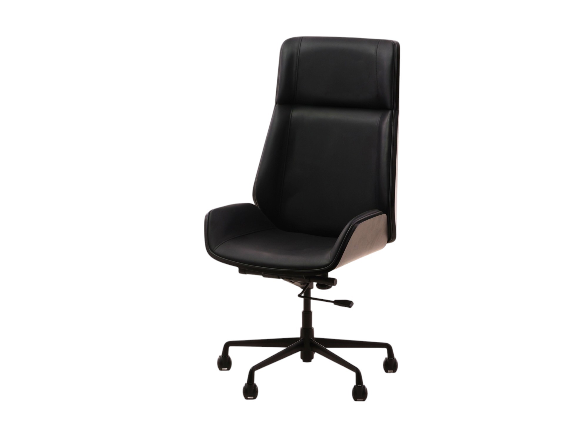 Design vergaderstoel Charles (extra hoge rug) verrijdbaar