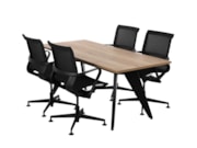 Design vergadertafel Cheak  200x80 cm