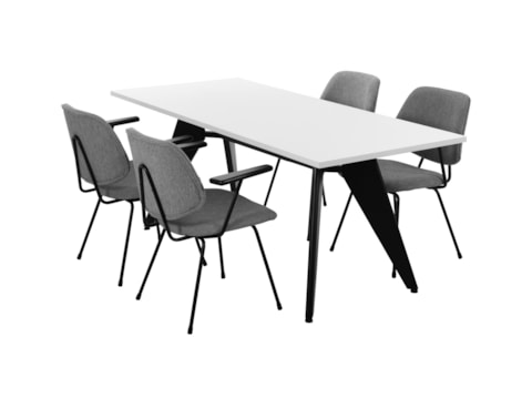 Design vergadertafel Cheak  200x80 cm Design vergadertafel Cheak  200x80 cm