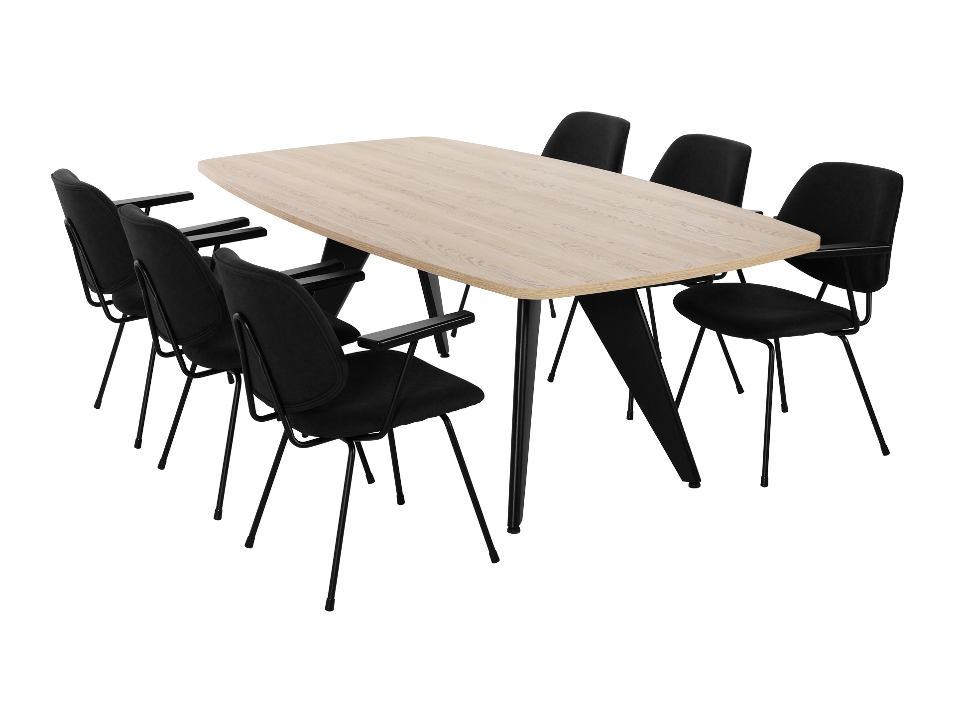 Design vergadertafel Cheak  220x110 cm