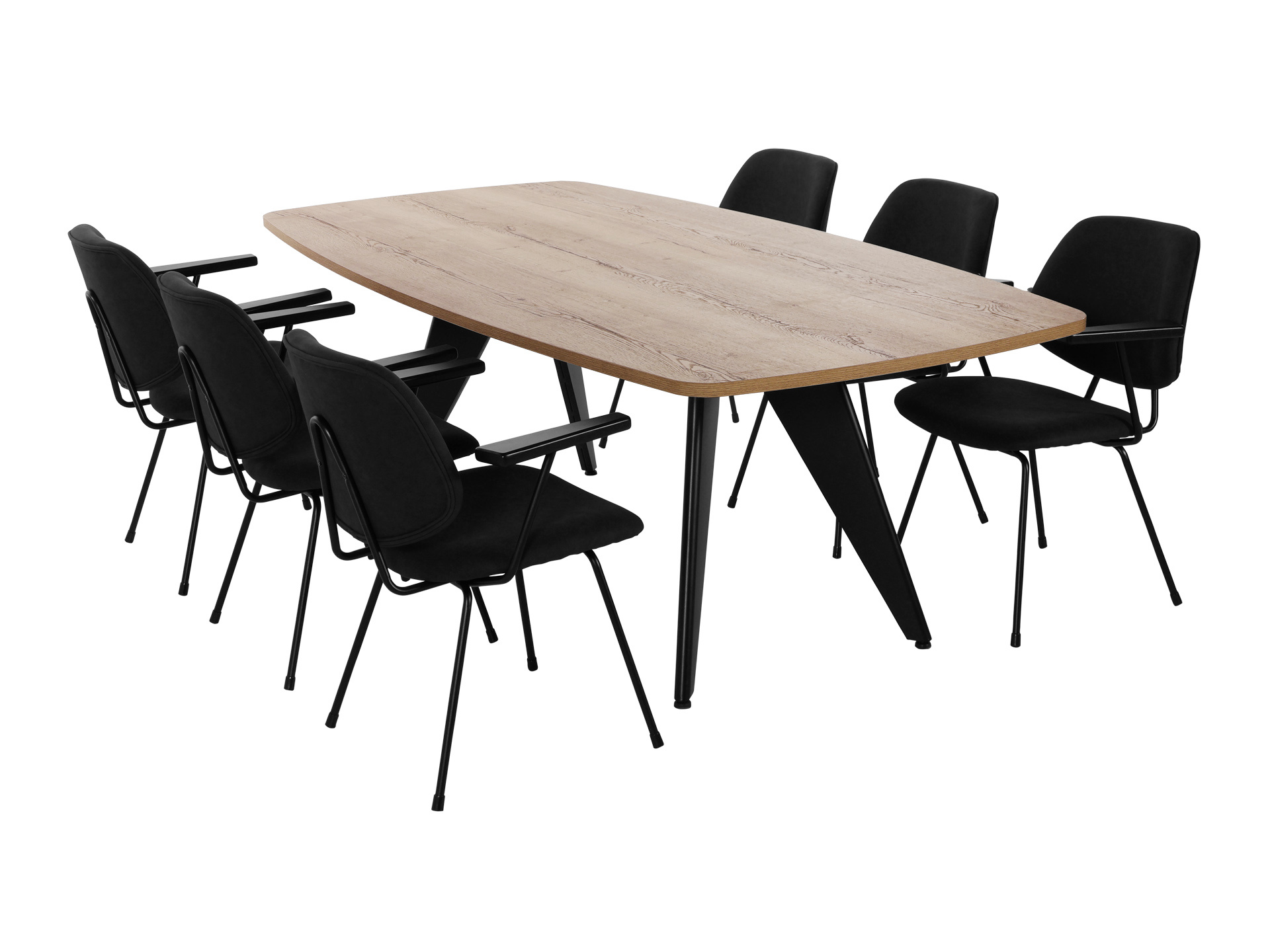 Design vergadertafel Cheak  220x110 cm