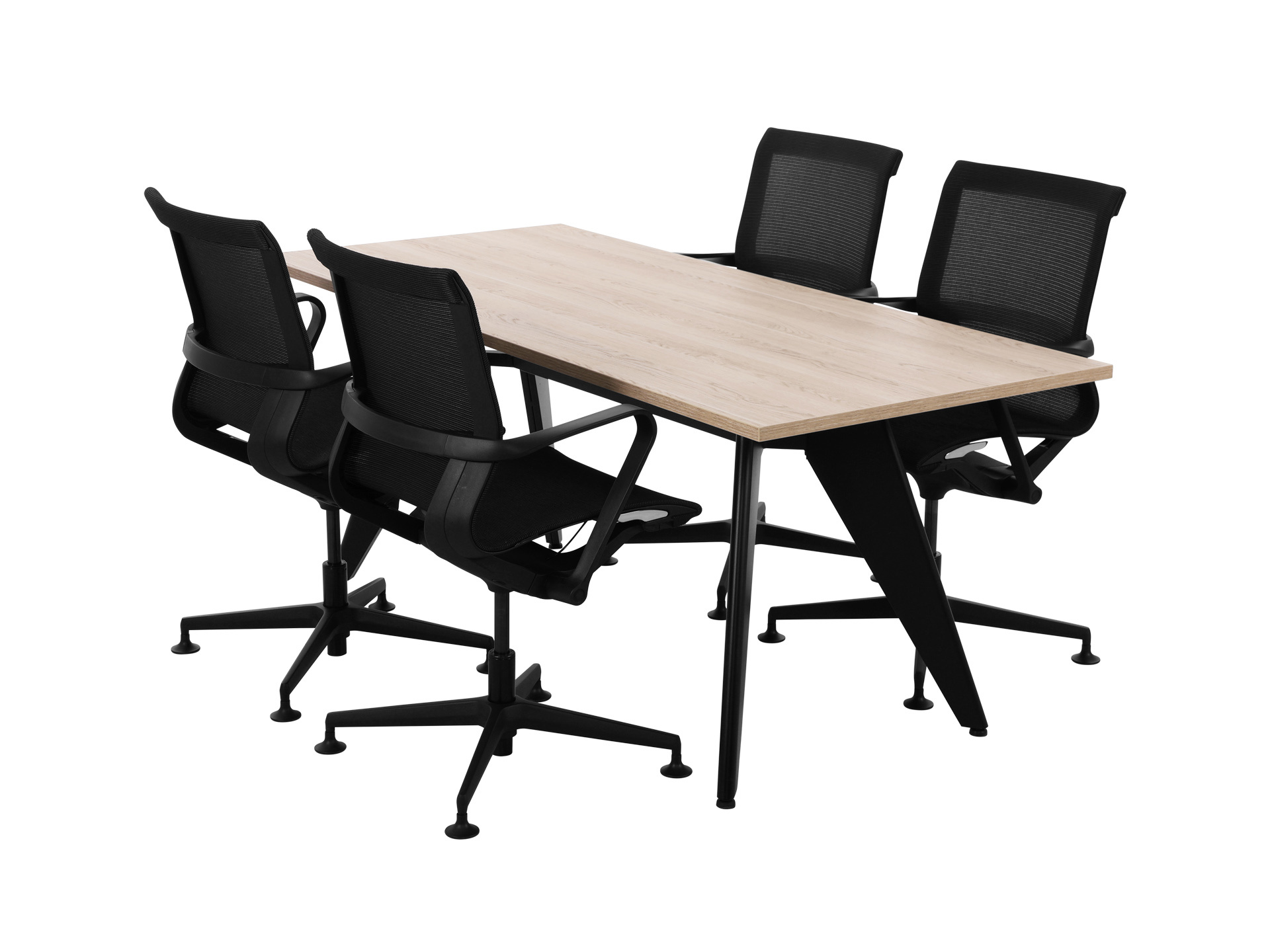 Design vergadertafel Cheak 160x80 cm