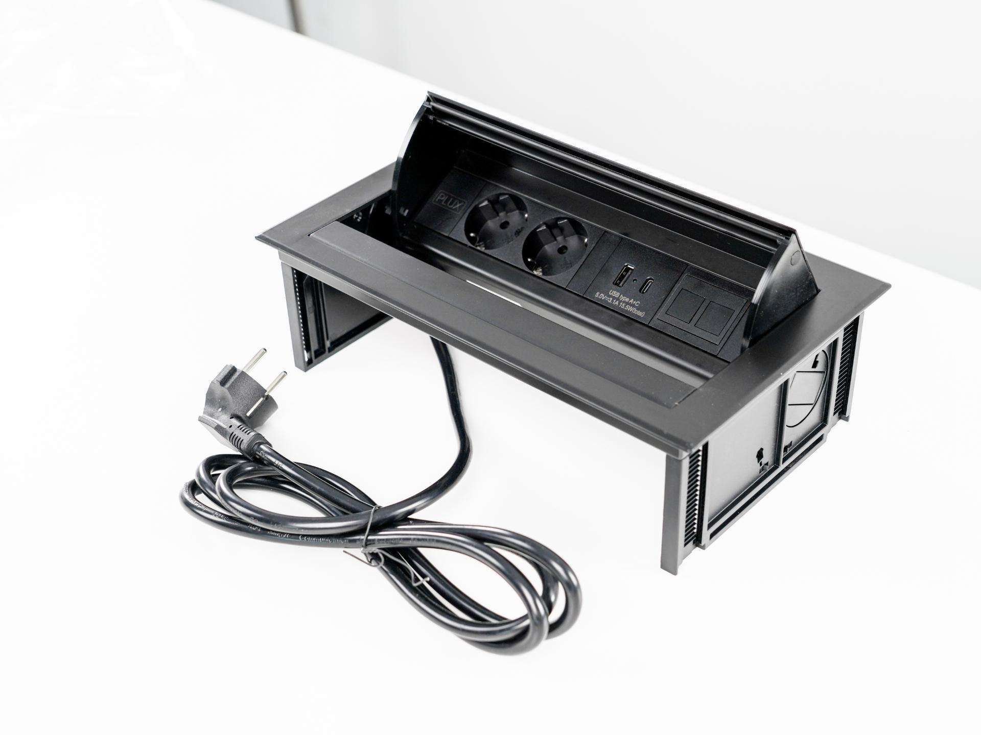 Inbouw stroompunt PLUX06 incl. aansluitsnoer