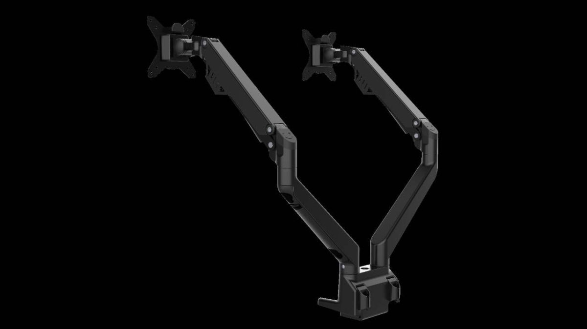 Drooper Dubbele schermhouder verstelbare monitorarm