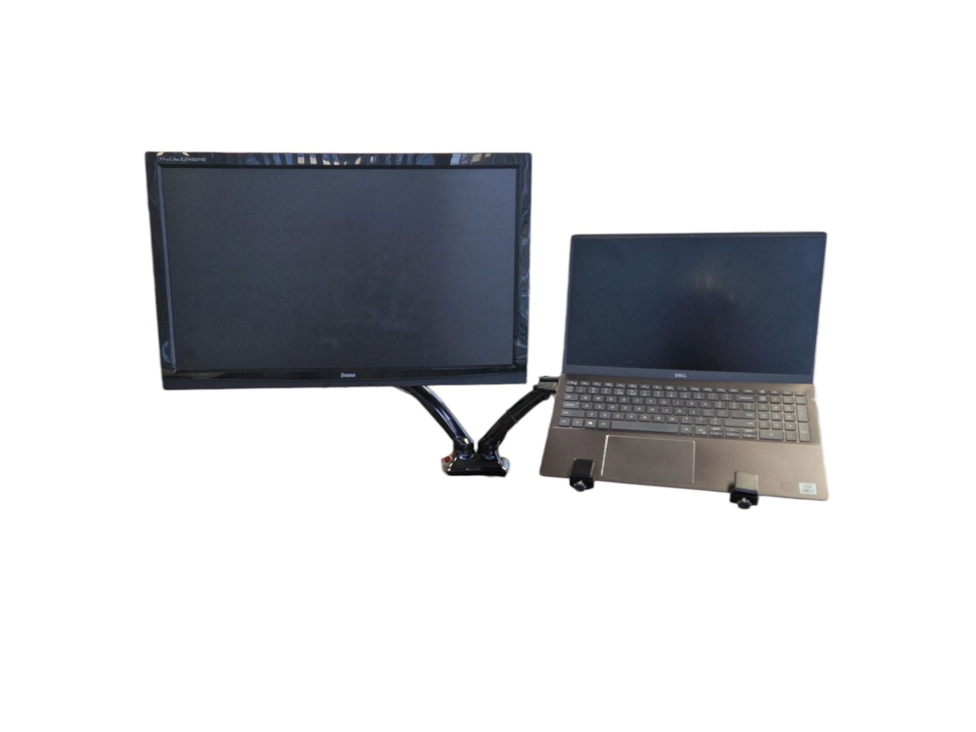 Dubbele monitorarm Dudly gasveer