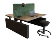 Duo bureau elektrisch NPR akoestische wangpoten Duo bureau elektrisch NPR akoestische wangpoten