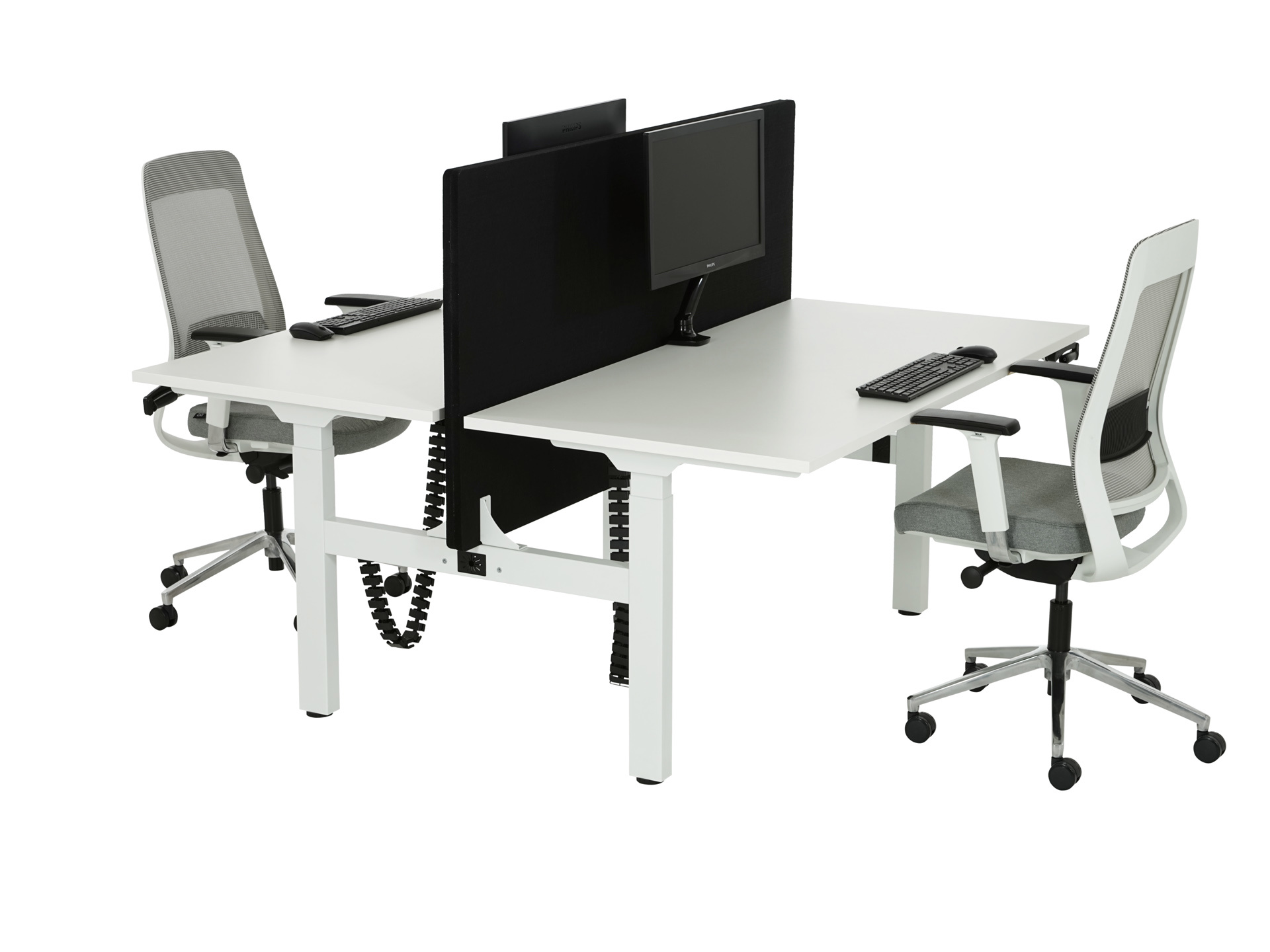Duo bureau zit-sta slinger BASE06