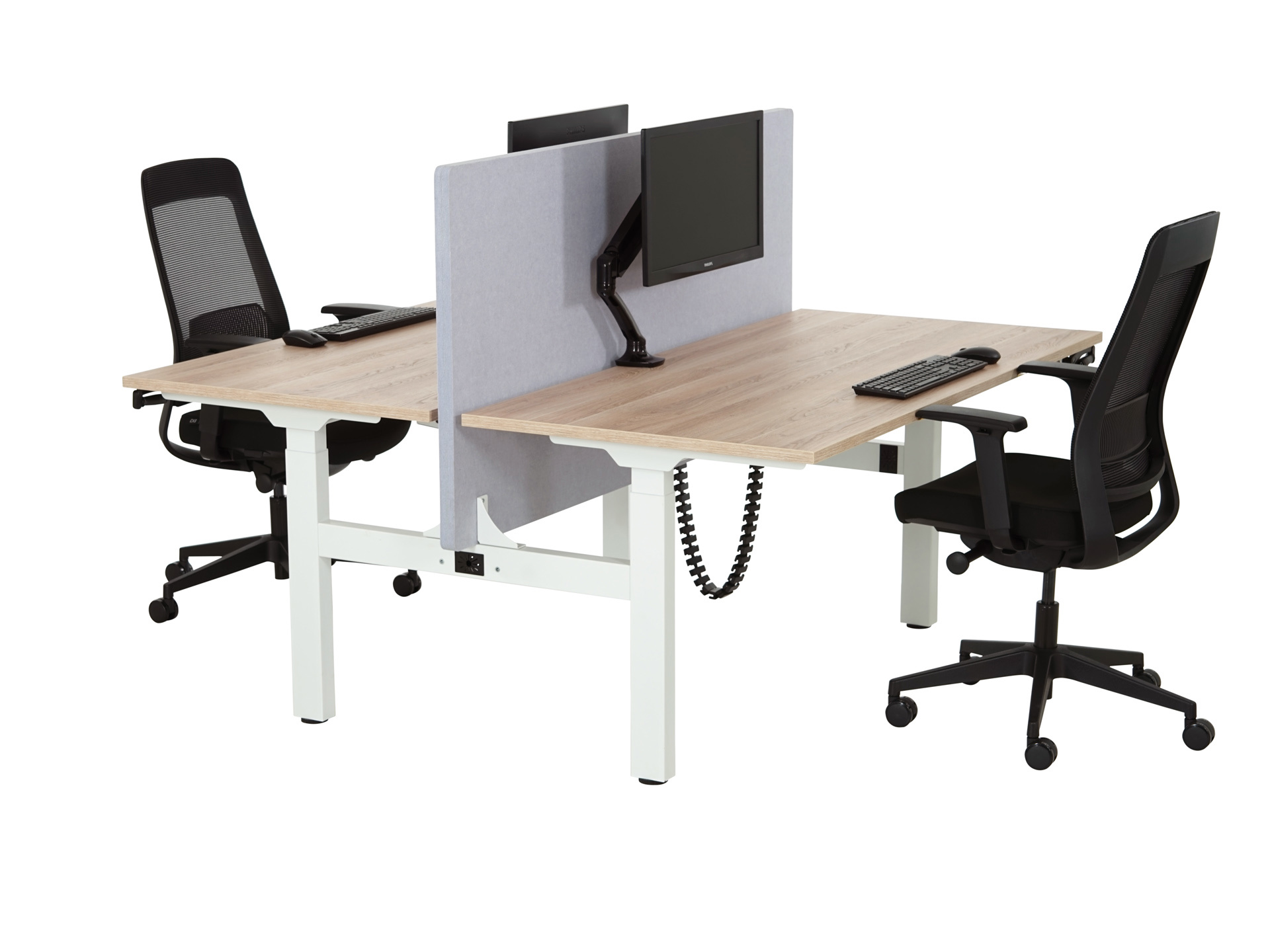 Duo bureau zit-sta slinger BASE06