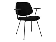 EMZ15 Eva gestoffeerde stoel met armleggers extra dikke kussens