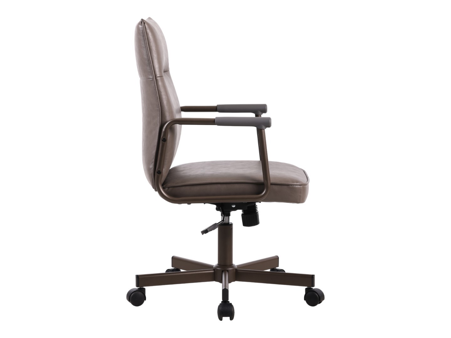 EMZ34 Xavier verrijdbare vergaderstoel Eco Leder draaibaar verstelbaar schommelmechanisme