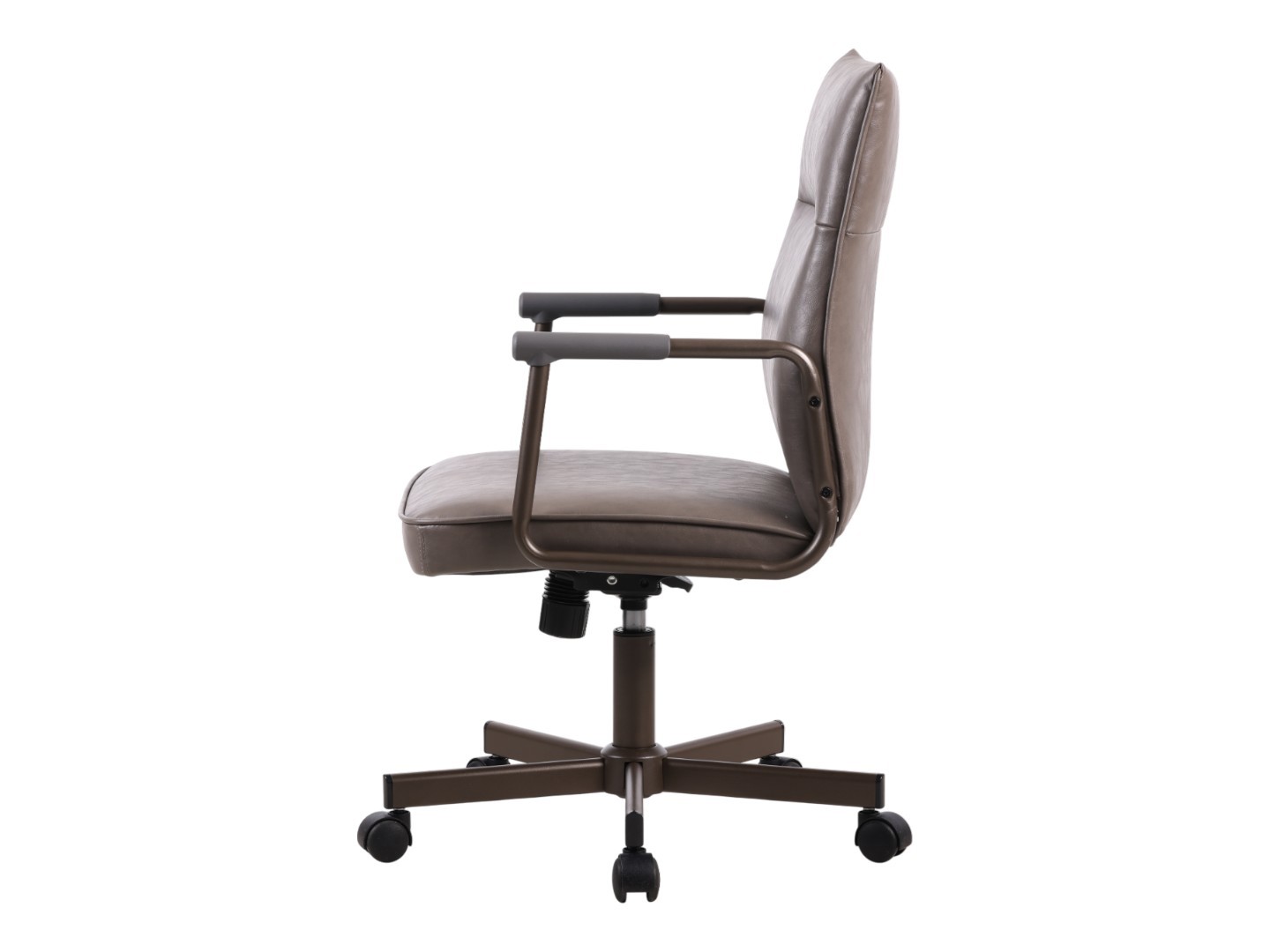 EMZ34 Xavier verrijdbare vergaderstoel Eco Leder draaibaar verstelbaar schommelmechanisme