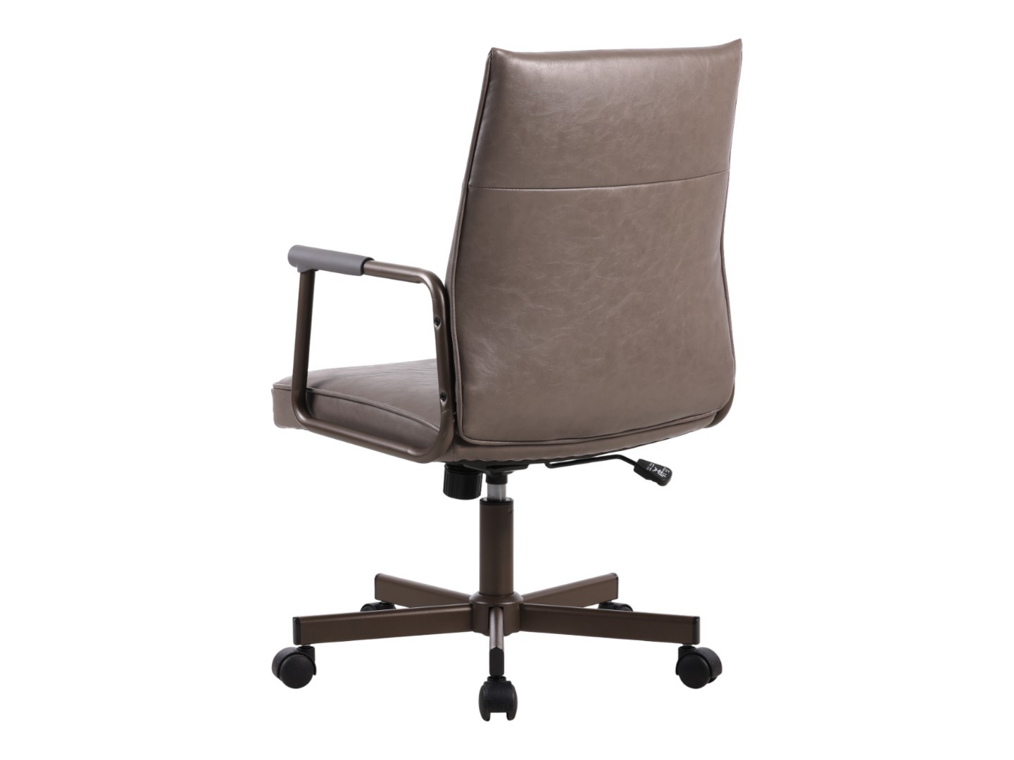 EMZ34 Xavier verrijdbare vergaderstoel Eco Leder draaibaar verstelbaar schommelmechanisme