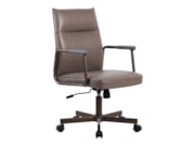 EMZ34 Xavier verrijdbare vergaderstoel Eco Leder draaibaar verstelbaar schommelmechanisme